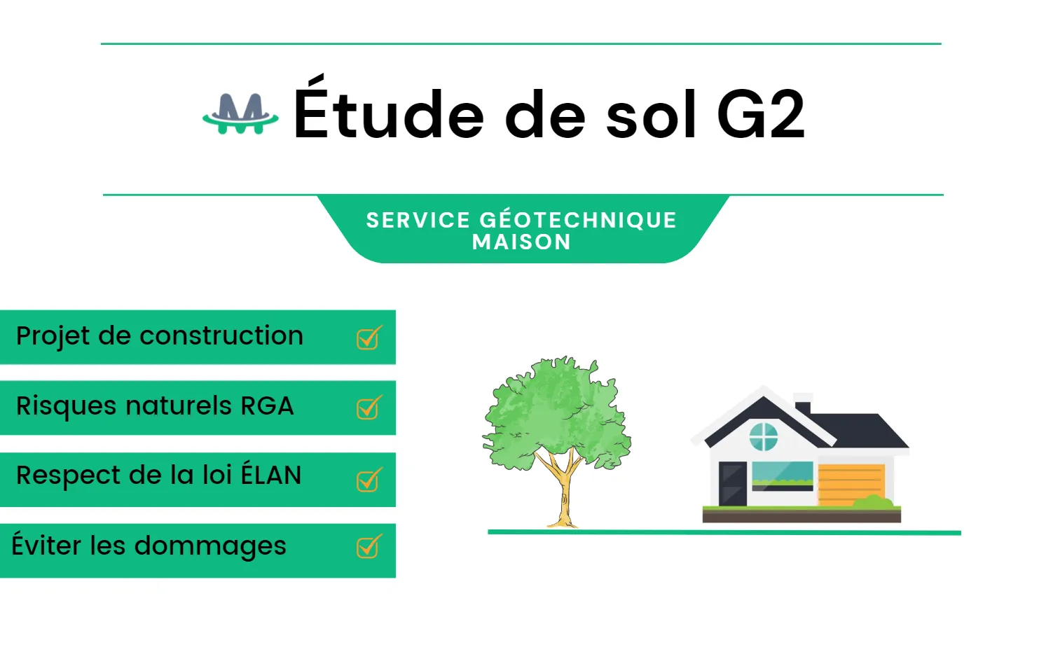 Schéma d’une étude de sol G2
